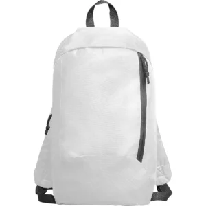Mochila ligera Stamina Sison 7154, blanco, vista frontal de la mochila