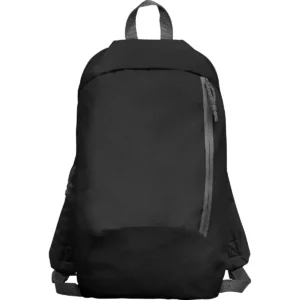 Mochila ligera Stamina Sison 7154, negro, vista frontal de la mochila