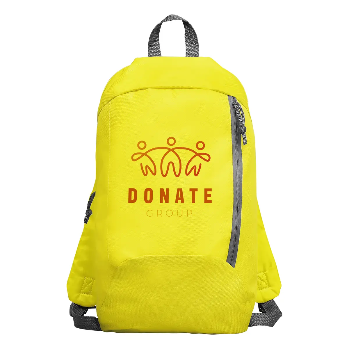 Mochila ligera Stamina Sison 7154 13 Mochila ligera Stamina Sison 7154, amarillo, ejemplo de marcaje sobre la mochila amarilla