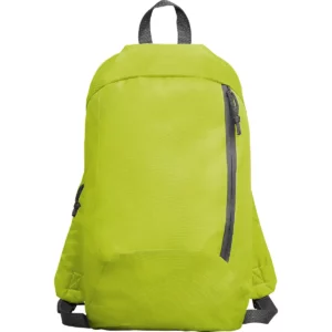 Mochila ligera Stamina Sison 7154, pistacho, vista frontal de la mochila