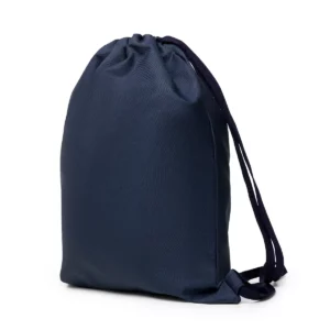 Mochila de cuerdas Stamina Zorzal 7157, marino, vista posterior de la mochila