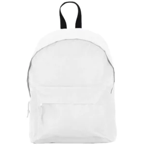 Mochila básica Stamina Tucan 7158, blanco, vista frontal de la mochila