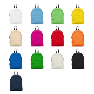 Mochila básica Stamina Tucan 7158, vista del conjunto de colores