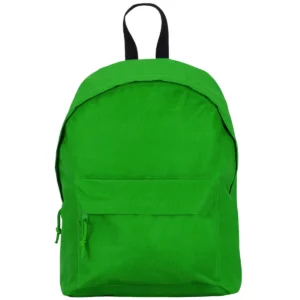 Mochila básica Stamina Tucan 7158, verde helecho, vista frontal de la mochila