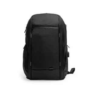 Mochila con salida USB Stamina Duke 7171, negro, vista frontal de la mochila