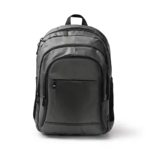 Mochila de nylon Stamina Mardok 7173, gris vigoré, vista frontal de la mochila