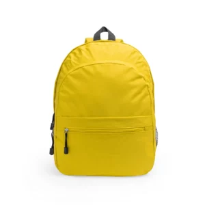 Mochila de dos compartimentos Stamina Wilde 7174, amarillo, vista frontal de la mochila