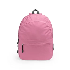 Mochila de dos compartimentos Stamina Wilde 7174, rosa claro, vista frontal de la mochila