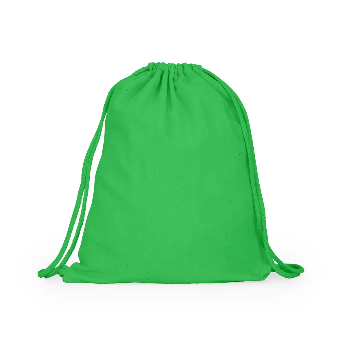 Pack 10 mochilas de algodón Stamina Adare 7175 5 Mochila de cuerdas Stamina Adare 7175, verde helecho, vista frontal del producto