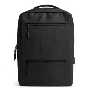 Mochila para portátil Stamina Narvik 7177, negro, vista frontal de la mochila