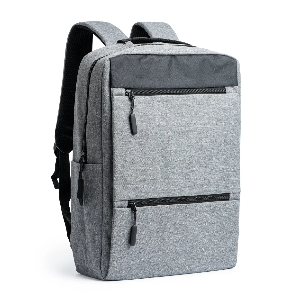 Mochila para portátil Stamina Narvik 7177 3 Mochila para portátil Stamina Narvik 7177, gris vigoré, vista de la mochila en perspectiva