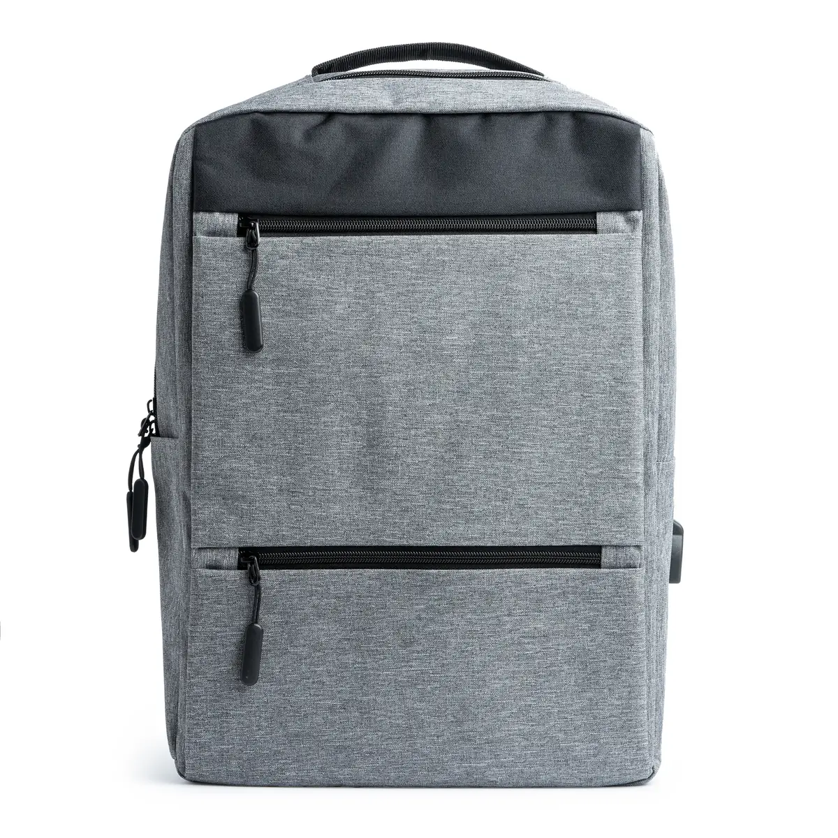 Mochila para portátil Stamina Narvik 7177 2 Mochila para portátil Stamina Narvik 7177, gris vigoré, vista frontal de la mochila