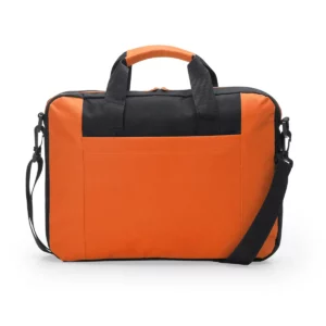 Portadocumentos para portátil Stamina Lora 7515, naranja, vista frontal del portadocumentos