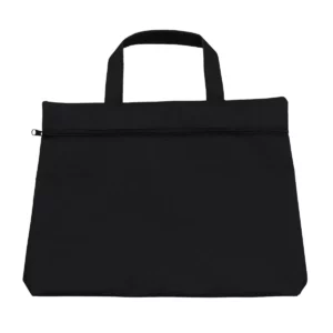 Portadocumentos de poliéster Stamina Charran 7517, negro, vista frontal del producto