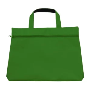 Portadocumentos de poliéster Stamina Charran 7517, verde helecho, vista frontal del producto