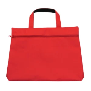 Portadocumentos de poliéster Stamina Charran 7517, rojo, vista frontal del producto