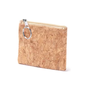 Monedero de corcho Stamina Limosa 7545, crudo, vista del producto en perspectiva