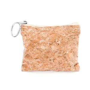 Monedero de corcho Stamina Limosa 7545, crudo, vista frontal del producto