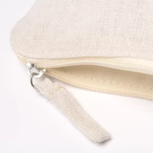 Neceser para sublimación Stamina Osak 7569, beige, detalle de la cremallera