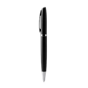 Bolígrafo giratorio Stamina Alvik 7973, negro, vista frontal del bolígrafo