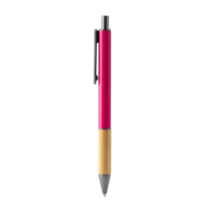Bolígrafo Stamina Penta 7982, rosa, vista frontal del bolígrafo