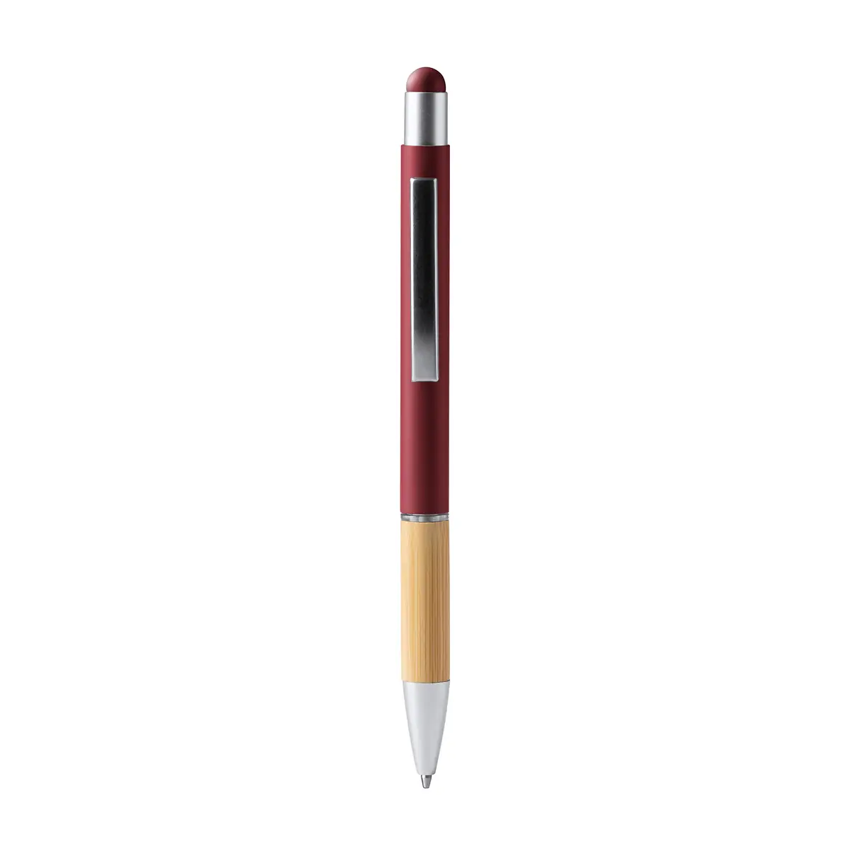 Bolígrafo con puntero Stamina Olten 7990 9 Bolígrafo con puntero Stamina Olten 7990, rojo oscuro, vista frontal del bolígrafo