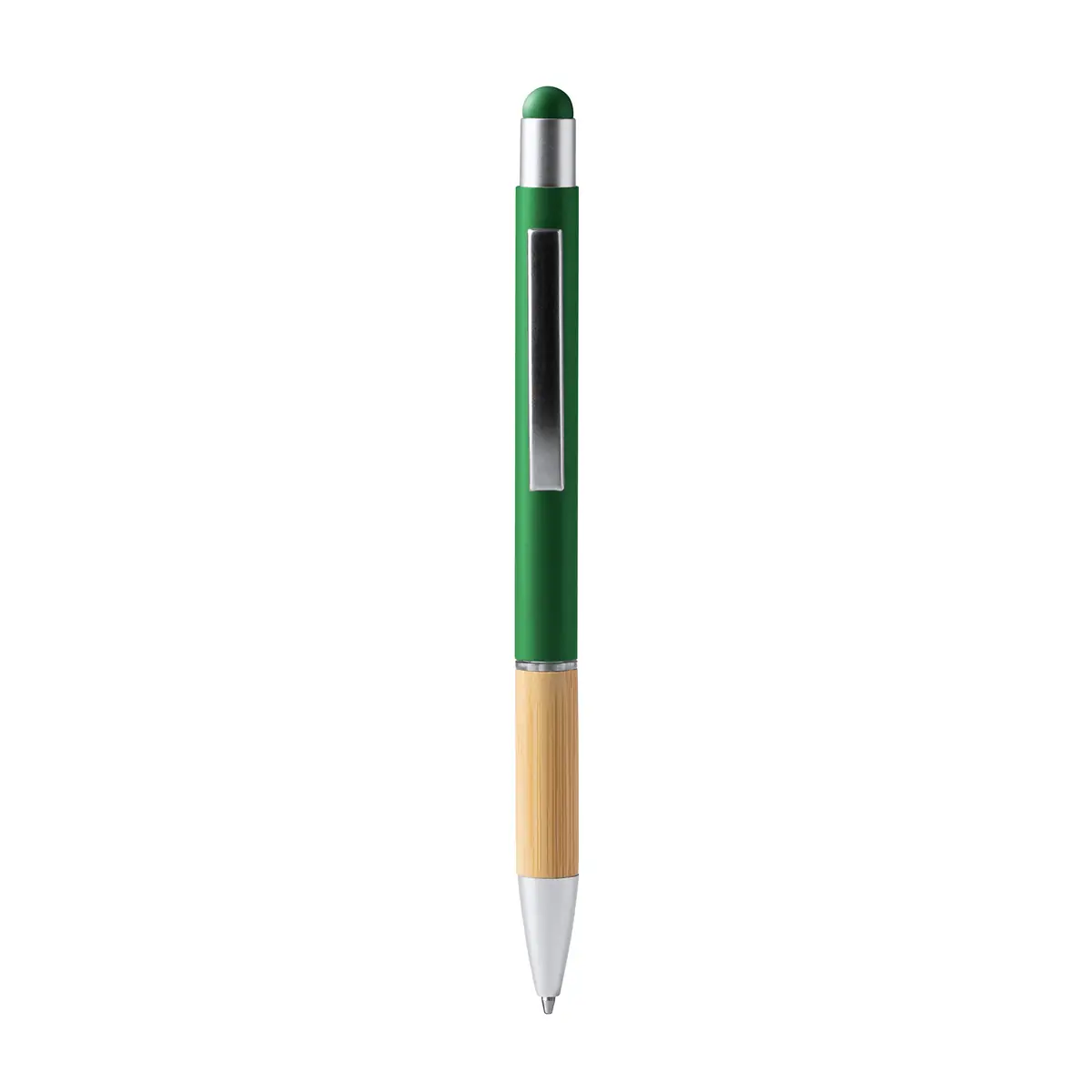 Bolígrafo con puntero Stamina Olten 7990 10 Bolígrafo con puntero Stamina Olten 7990, verde oscuro, vista frontal del bolígrafo