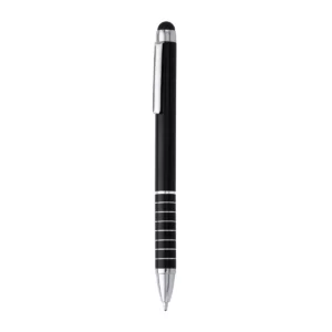 Bolígrafo con puntero Stamina Canaima 8004, negro, vista frontal del bolígrafo