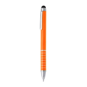 Bolígrafo con puntero Stamina Canaima 8004, naranja, vista frontal del bolígrafo
