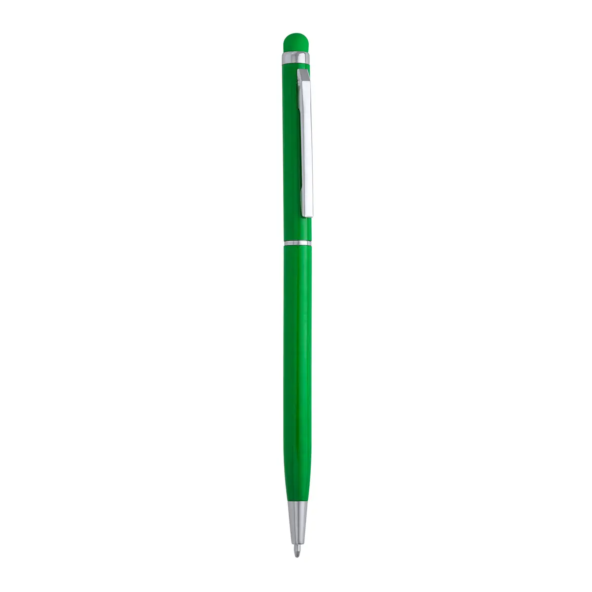 Bolígrafo con puntero Stamina Baume 8005 6 Bolígrafo con puntero Stamina Baume 8005, verde helecho, vista frontal del bolígrafo