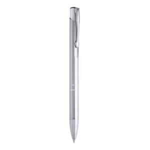 Bolígrafo de aluminio Stamina Ardenes 8013, plata, vista frontal del bolígrafo