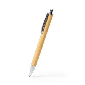 Bolígrafo de bambú Stamina Tucuma 8018, crudo, vista del bolígrafo en perspectiva