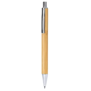 Bolígrafo de bambú Stamina Tucuma 8018, crudo, vista frontal del bolígrafo