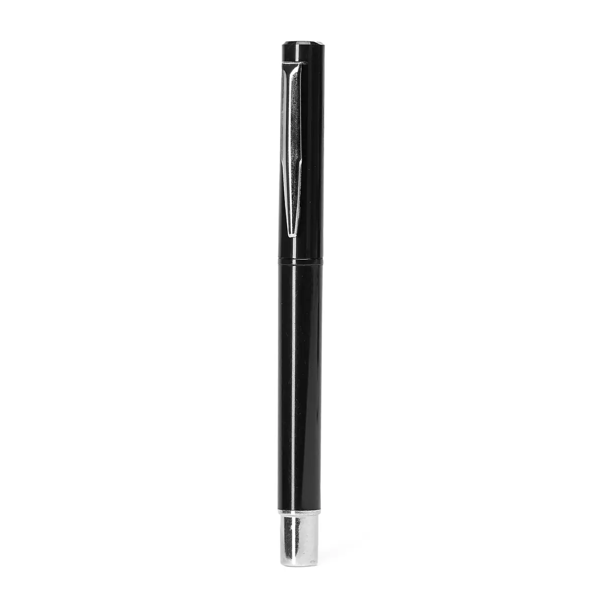 Bolígrafo roller Stamina Yama 8021 5 Bolígrafo roller Stamina Yama 8021, negro, vista frontal del bolígrafo