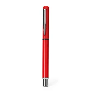 Bolígrafo roller Stamina Yama 8021, rojo, vista frontal del bolígrafo