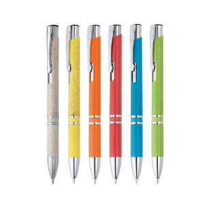 Bolígrafo de fibra de trigo Stamina Hayedo 8030, vista del conjunto de colores