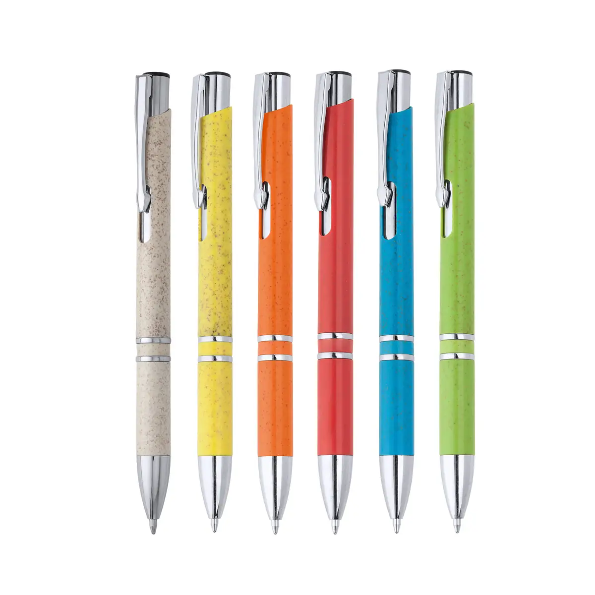 Bolígrafo de fibra de trigo Stamina Hayedo 8030 10 Bolígrafo de fibra de trigo Stamina Hayedo 8030, vista del conjunto de colores