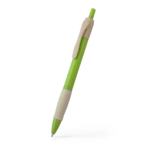 Bolígrafo de fibra de trigo Stamina Hana 8032, verde oasis, vista del bolígrafo en perspectiva
