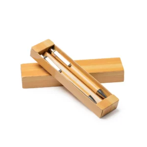Pack 20 sets de escritura Stamina Kioto 8036, crudo, un set en su caja abierta en perspectiva