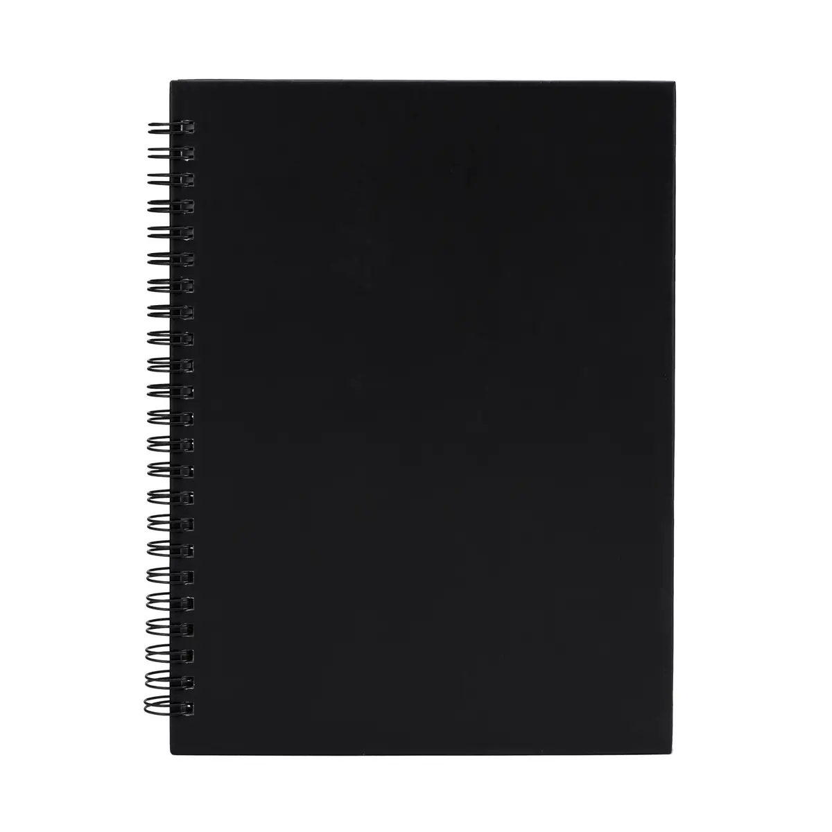 Libreta con espiral Stamina Valle 8052 6 Libreta con espiral Stamina Valle 8052, negro, vista frontal de la cubierta