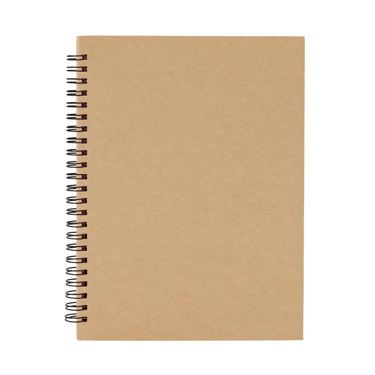 Libreta con espiral Stamina Valle 8052 7 Libreta con espiral Stamina Valle 8052, crudo, vista frontal de la cubierta