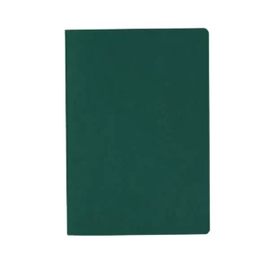 Libreta A5 Stamina Danica 8053, verde, vista frontal de la cubierta