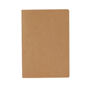 Libreta A5 Stamina Danica 8053, crudo, vista frontal de la cubierta