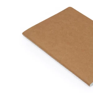 Libreta A5 Stamina Danica 8053, crudo, detalle de la cubierta