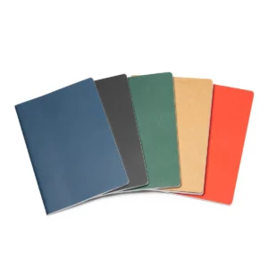 Libreta A5 Stamina Danica 8053, vista de las cubiertas en varios colores