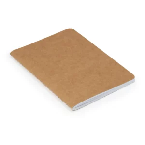 Libreta A6 Stamina Saler 8055, crudo, vista de la libreta cerrada