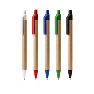 Bolígrafo Stamina Alder 8079, vista conjunta de los cinco colores