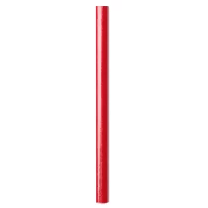 Lápiz de carpintero Stamina Veta 8088, rojo, vista frontal del lápiz sin afilar