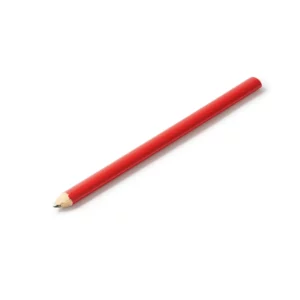 Lápiz de carpintero Stamina Veta 8088, rojo, vista de muestra del lápiz afilado