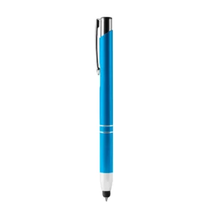 Bolígrafo con puntero Stamina Kruger 8090, royal claro, vista frontal del bolígrafo